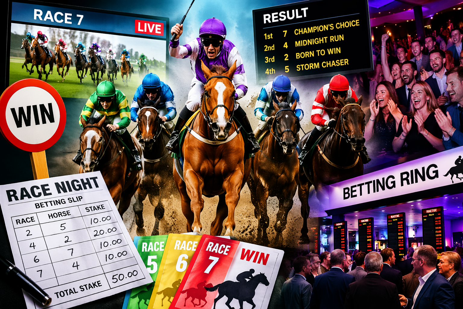 Corporate race night image